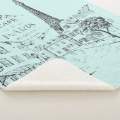 café Paris Sherpa Blanket Sherpa Deken (3/4)