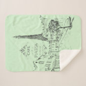 cafe Paris Sherpa Dekbed Deken (Voorkant (horizontaal))