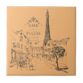 Cafe Paris Tegel Tegeltje (Voorkant)