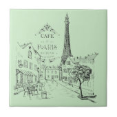 Cafe Paris Tegel Tegeltje (Voorkant)