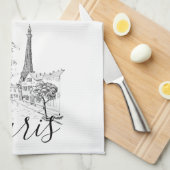 Cafe Paris Theedoek (Quarter Fold)