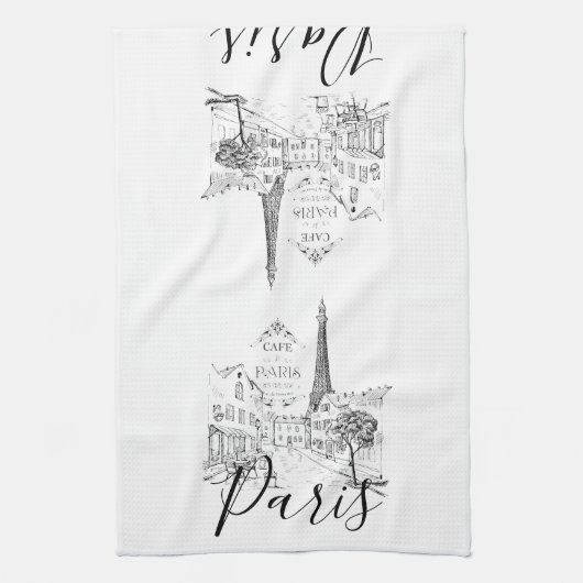 Cafe Paris Theedoek (Verticaal)