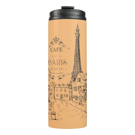 Cafe Paris Thermal Tumbler Thermosbeker (Voorkant)