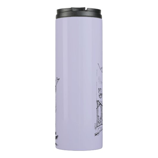 Cafe Paris Thermal Tumbler Thermosbeker (Achterkant)