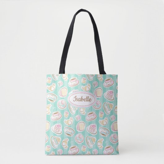 Café Paris Tote Bag (Voorkant)