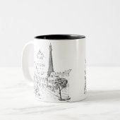 Cafe Paris Tweekleurige Koffiemok (Voorkant links)