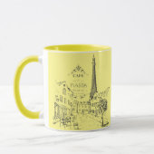 Cafe Paris Tweekleurige koffiemok Mok (Links)