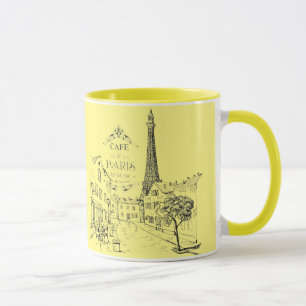 Cafe Paris Tweekleurige koffiemok Mok