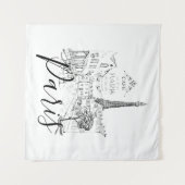 Cafe Paris Wandkleed (Voorkant (horizontaal))