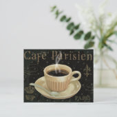 Cafe Parisien Briefkaart (Staand voorkant)