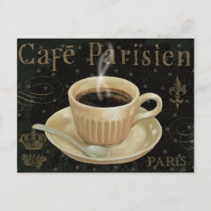 Cafe Parisien Briefkaart