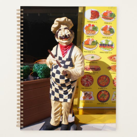 Café Pasa Kebap in Kemer. Kalkoen Planner (Voorkant)