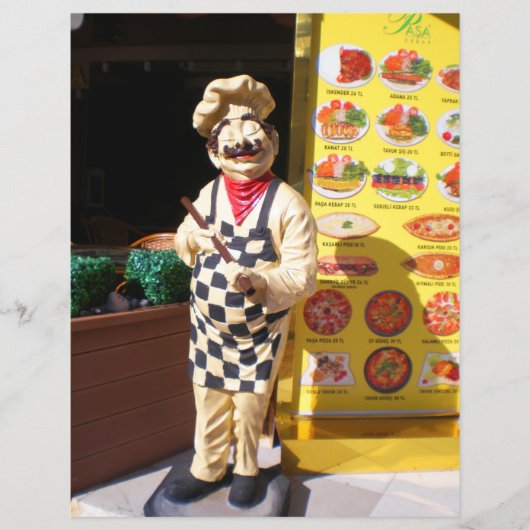 Cafe Pasa Kebap in Kemer. Turkije Flyer (Voorkant)