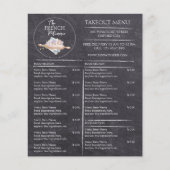 Café Patisserie Bakkerij Zakelijk Afhaalmenu (Voorkant)