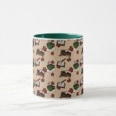 Cafe Pattern Mug Mok (Midden)