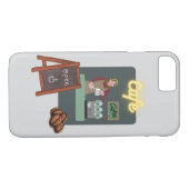 Cafe phone case (Achterkant (Horizontaal))