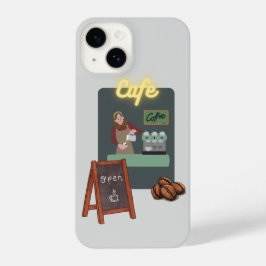 Cafe phone case iPhone 14 hoesje