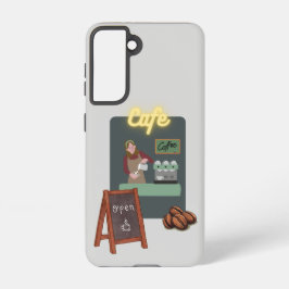 Cafe phone case samsung galaxy hoesje