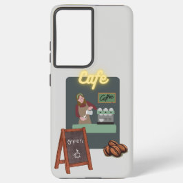 Cafe phone case samsung galaxy hoesje