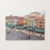 Cafe Piazza Bra - Verona, Italië - Puzzle Legpuzzel (Horizontaal)