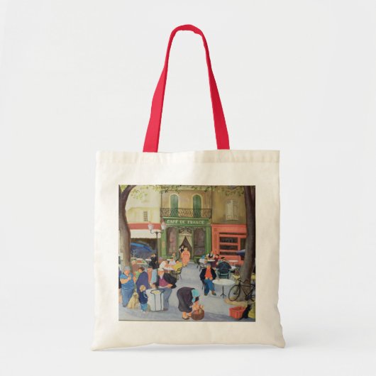 Cafe Provence Tote Bag (Voorkant)
