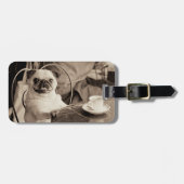 Cafe Pug Bagagelabel (Voorkant horizontaal)