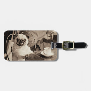 Cafe Pug Bagagelabel