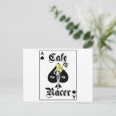 Cafe Racer Blonde Briefkaart (Staand voorkant)