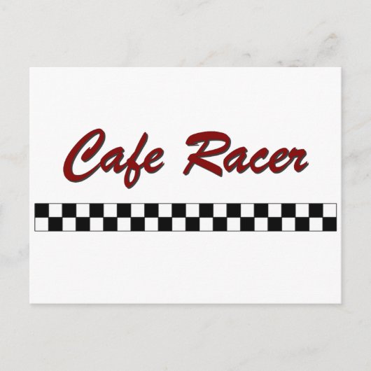 Cafe Racer Briefkaart (Voorkant)