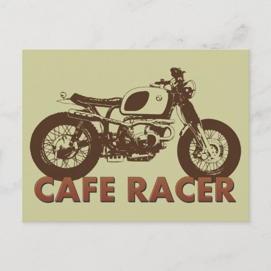 Cafe Racer Briefkaart (Voorkant)