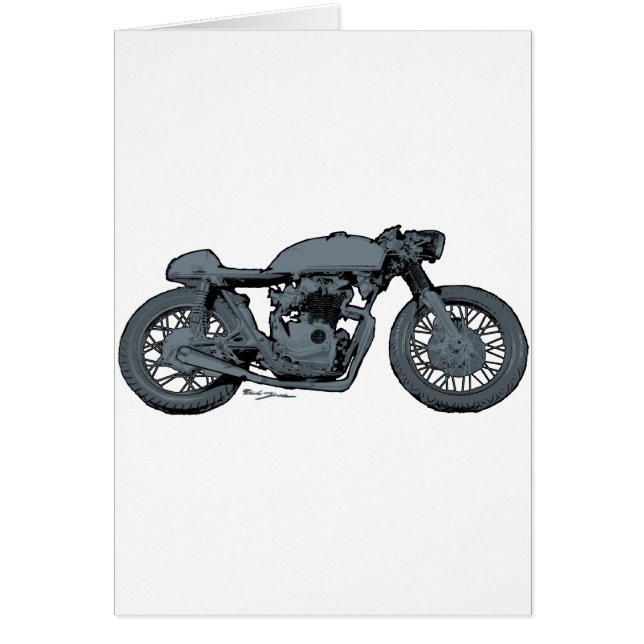 Cafe Racer Classic Grey (Voorkant)