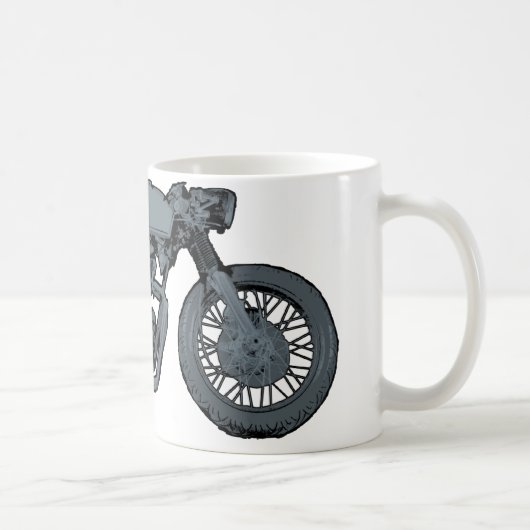 Cafe Racer Classic Grey Koffiemok (Rechts)