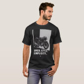 Café Racer Cool T-shirt (Voorkant volledig)