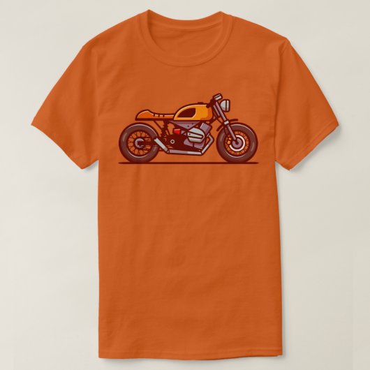 Cafe Racer Motorbike T-shirt (Design voorkant)