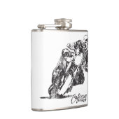 Cafe Racer Motorcycle gemiddelde  stijl Heupfles (Rechts)