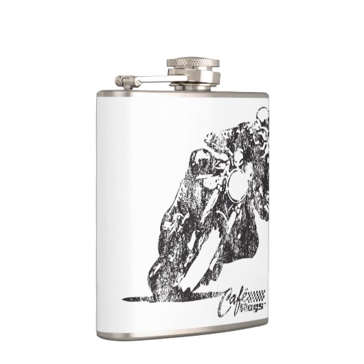 Cafe Racer Motorcycle gemiddelde stijl Heupfles (Rechts)