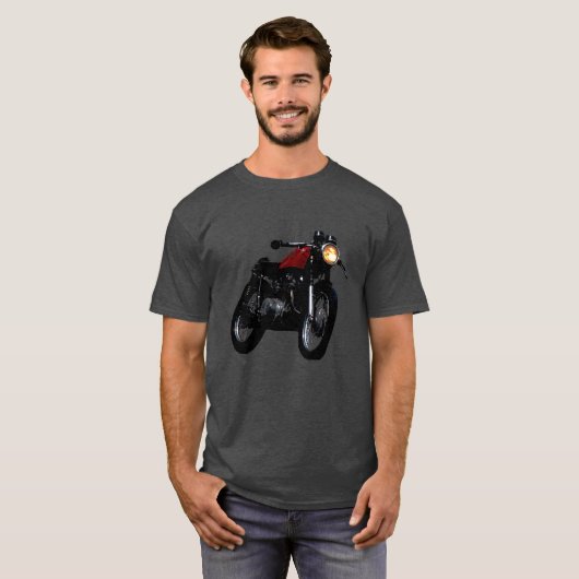 Cafe Racer  Motorcycle T-Shirt (Voorkant volledig)