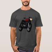 Cafe Racer Motorcycle T-Shirt (Voorkant)