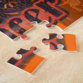 Cafe Racer-motorfiets Legpuzzel (Zijkant)