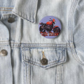 Cafe Racer-motorfiets Ronde Button 5,7 Cm (In situ)