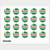 Café Racer Motorfietsen Ronde Sticker (Vel)