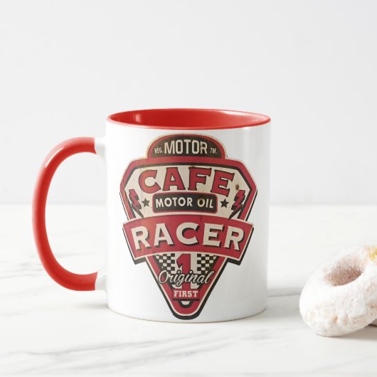 Café Racer Original Mok (Met donut)