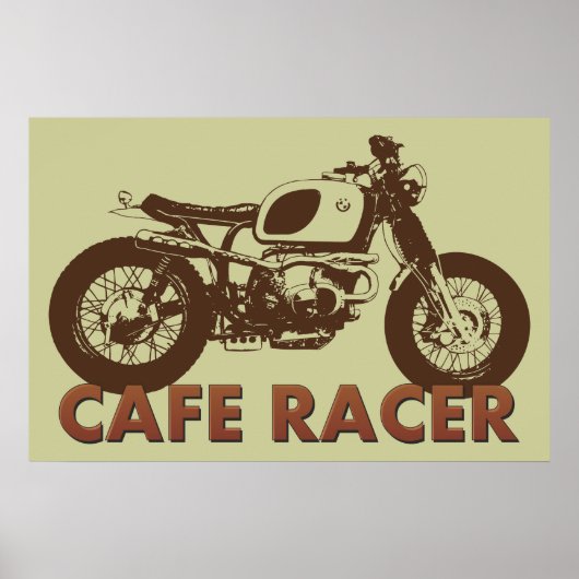 Cafe Racer  Poster (Voorkant)