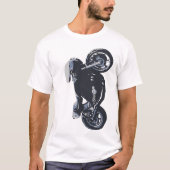 Cafe Racer -  racemotorfiets T-shirt (Voorkant)