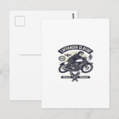 Cafe Racer Rider Classic Briefkaart (Voorkant / Achterkant)