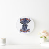 Cafe racer ronde klok (Huis)