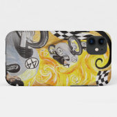 Cafe Racer - Schilderen van motorfietraces Case-Mate iPhone Case (Achterkant (horizontaal))