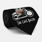 Café Racer Stropdas (Opgerold)