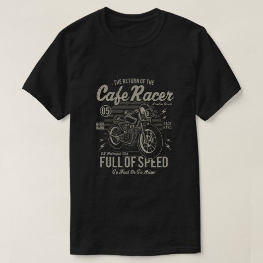 Cafe Racer T-Shirt (Design voorkant)