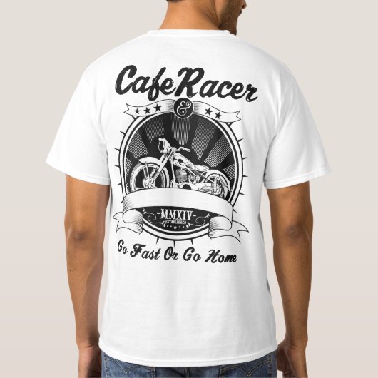 Cafe Racer T-shirt (Achterkant)